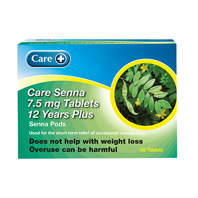 Care Senna 7.5mg Tablets 12 Years Plus (60 and 100 tablets)